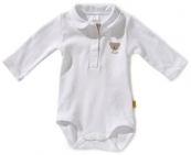 Steiff Unisex - Baby Body 0008693, Gr. 92, Weiß (bright white 1000)