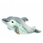 Steiff 063183 - Cappy Delphin, grau / weiß, 35 cm