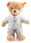 Steiff 239908 - Schlaf Gut Bär, 25 cm, grau