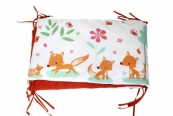 millemarille 1612 Bettnest, Sweet Foxes, 70 x 140 x 70 cm