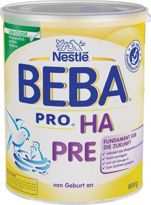 Nestlé BEBA PRO HA PRE Hypoallergene Säuglings-Anfangsnahrung