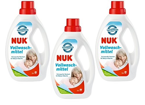 Das 3er-Pack NUK-Vollwaschmittel für Babykleidung bestellen