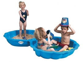 Paradiso Toys 703 - Sand-/Wassermuschel blau 2-tlg., ca. 102 x 88 x 20 cm
