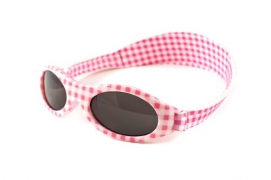 BABYBANZ Babysonnenbrille - PINK CHECK Adventure BB033 Unisex - Baby Babybekleidung Sonnenbrillen, Gr. (0-2 Jahre), Pink