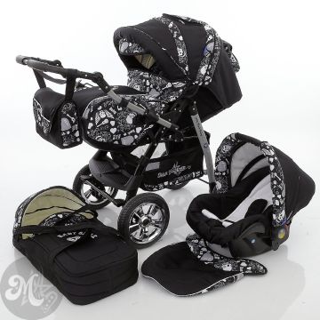 Das stylische Rock-Star-Kinderwagen-Set kaufen