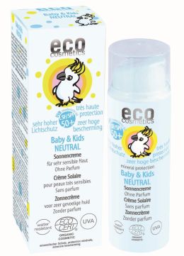 Baby & Kids Neutral Sonnencreme LSF 50 von eco cosmetics kaufen