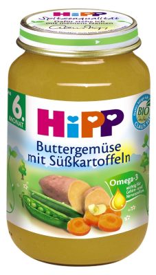 Hipp Buttergemüse mit Süßkartoffeln, 6-er Pack