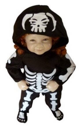 Das gruselige Skelett-Kostüm für Kinder kaufen