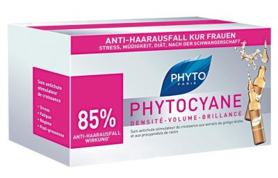 PHYTO PHYTOCYANE Ampullen gegen Haarausfall FRAUEN 12x7,5ml bestellen