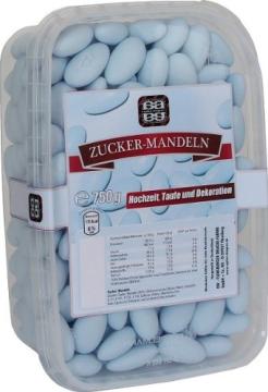 Eine Dose (750g) Taufmandeln bestellen