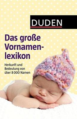 Das Buch - Duden Vornamenlexikon - bei AMAZON kaufen