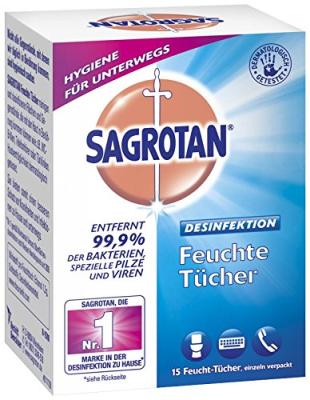 Das 5-fach-Pack Sagrotan-Desinfektionstücher bestellen