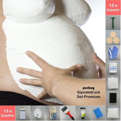Das Gipsabdruck-Set für den Babybauch von PURBAY bestellen
