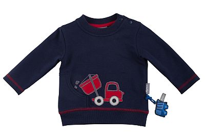 Das süße, blaue Jungen-Sweatshirt von sigikid bestellen