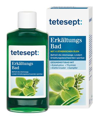 Das Erkältungsbad von Tetesept mit Eukalyptusöl bestellen