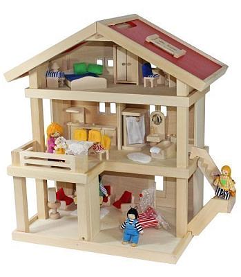 Das Puppenhaus Villa Freda aus Holz bestellen