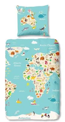 Die Bettwäsche im Landkarten-Design von Aminata bestellen