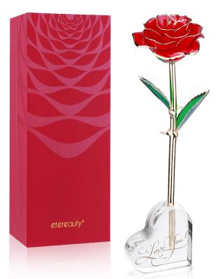 Die wunderschöne 24K-Gold-Rose zum Valentinstag bestellen