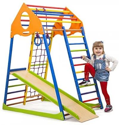 Den Kletterturm mit Kinderrutsche bestellen