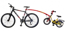 Trail-Gator Tandem-Stange, red, 640020