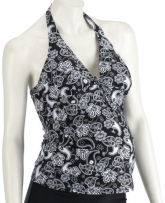 Noppies Tankini top Saint tropez 63903 Damen Bademode/ Tankinis, Gr. 38/ 40 (M/ L)Schwarz (black print )