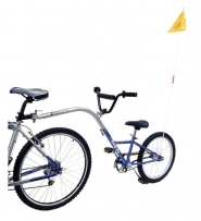 Barracuda Trailer-Bike Nachläufer, 1 Gang, klappbar, 20 Zoll, blau