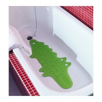 IKEA Badewannenmatte "Patrull" Wanneneinlage Krokodil-Badematte für Kinder und Babies aus NATURGUMMI