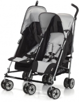 Hauck 139011 Kinderwagen Turbo 11 Duo H-Grey