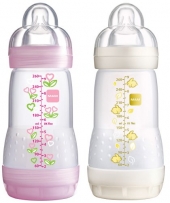 MAM 99921522 Anti-Colic Doppelpack für Mädchen, 260 ml