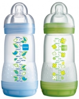 MAM 99921511 Anti-Colic Doppelpack für Jungen, 260 ml