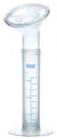NUK 10252086 Soft und Easy Handmilchpumpe aus PP, manuelle Kolbenpumpe mit extra weichem Silikonkissen, BPA-frei