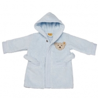 Steiff Unisex-Baby Bademantel 0002907, Gr. 98/104, Blau (3023)