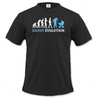 DADDY EVOLUTION - HERREN - T-SHIRT in Schwarz by Jayess Gr. L