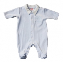 Käthe Kruse Baby - Jungen Strampler 10426, Gr. 56, Blau (hellblau)