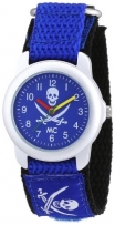 MC Kinder-Armbanduhr Klettband mit Piraten 19392