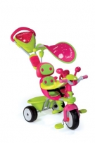 Smoby 434118 - 3-in-1 Dreirad Baby Driver Komfort Girl