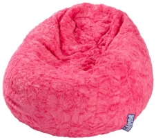 Magma-Heimtex 2826052 Sitzsack L Fluffy, 70x90cm, 120Liter, Polystyrolfllung, Original Knauf, Farbe pink