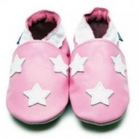 InchBlue Inch Blue Lederschuhe Sternenhimmel *Stardom*, rosa weiß 2013, 0 bis 6 Monate