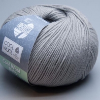Lana Grossa Cool Wool Baby 241 silbergrau 50g Wolle