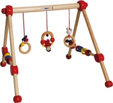 KG Bieco 23000004 - My first Gym aus Holz 54 x 54 x 48 cm