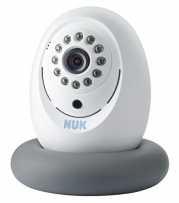 NUK 10256351 Babyphone Eco Smart Control 300, Übertragung per App auf Smartphone, Plug und Play, frei von Funkstrahlung im Kinderzimmer, 1 Stück