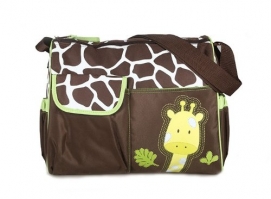 Multifunktionale Baby Windel Windel Wickeltasche Mama Handtasche Giraffen Muster