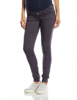 MAMALICIOUS Damen Skinny Umstandshose 20003563, Gr. W30/L32 (Herstellergröße: 30), Grau (Nine Iron)