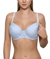 Vena Lingerie Still BH mit Bügel VMK 01 (Hellblau, 90 B)