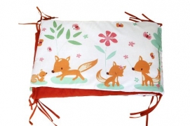 millemarille 1612 Bettnest, Sweet Foxes, 70 x 140 x 70 cm