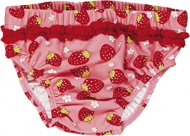 Playshoes Mädchen Badehose Windel  Erdbeeren, Gr. 62 (Herstellergröße: 62/68), Mehrfarbig (original 900)