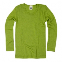 Cosilana Kinder Hemd - Pullover - Longsleeve aus Schurwolle kbT und Seide von Wollbody