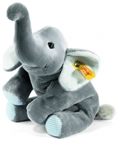 Steiff 281259 - Trampili Elefant liegend, 16 cm, grau