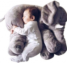 ZEARO Baby-weiches Plüsch-Elefant Schlafkissen Kids Lendenkissen Spielzeug 2 Sizes