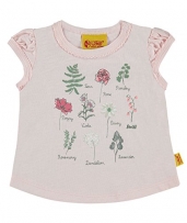 Steiff Baby-Mädchen T-Shirt Flügelarm, Rosa (Lotus 2069), 74
